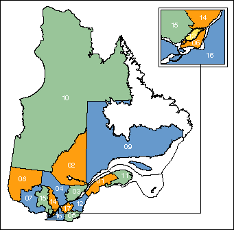 carte du québec